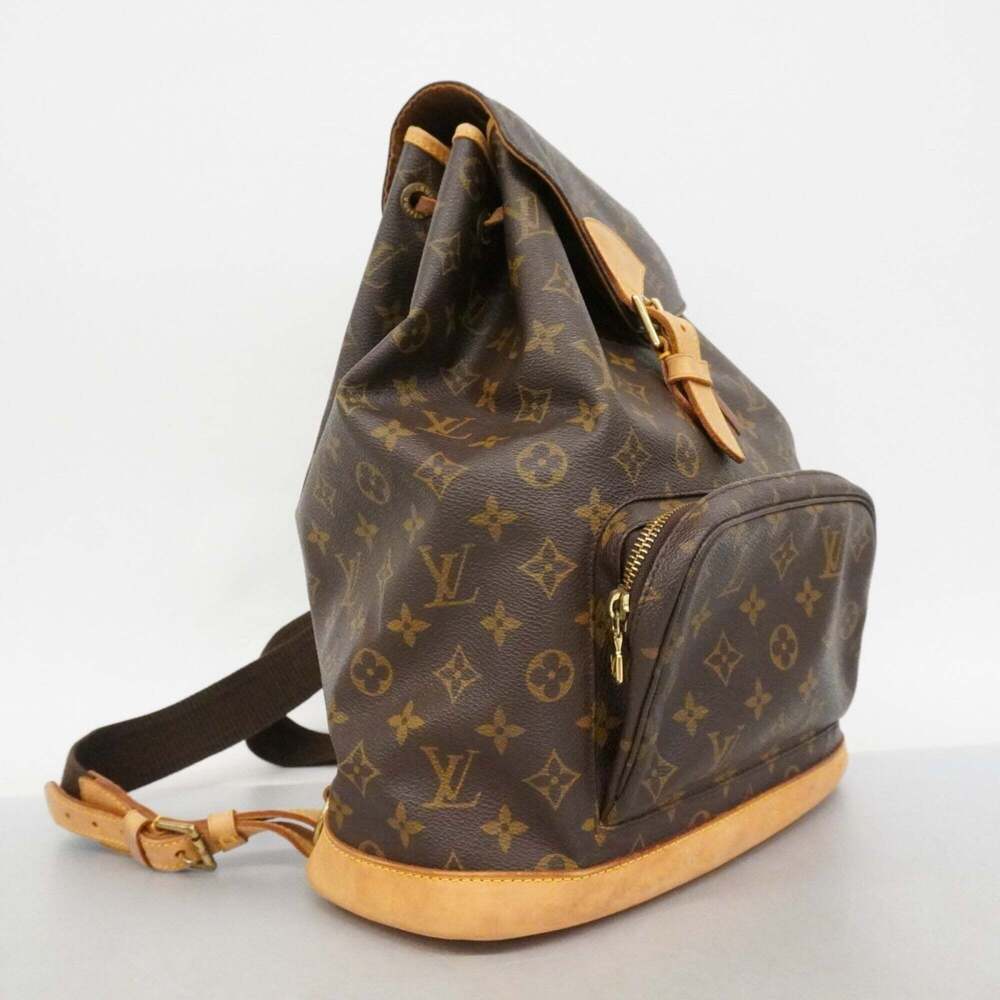 LOUIS VUITTON Brown Monogram Backpack - Picture 2 of 16